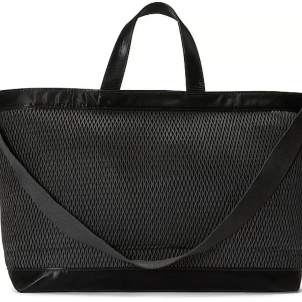Victoria's Secret Sport VSX Black Mesh Gym Work Tote Bag
